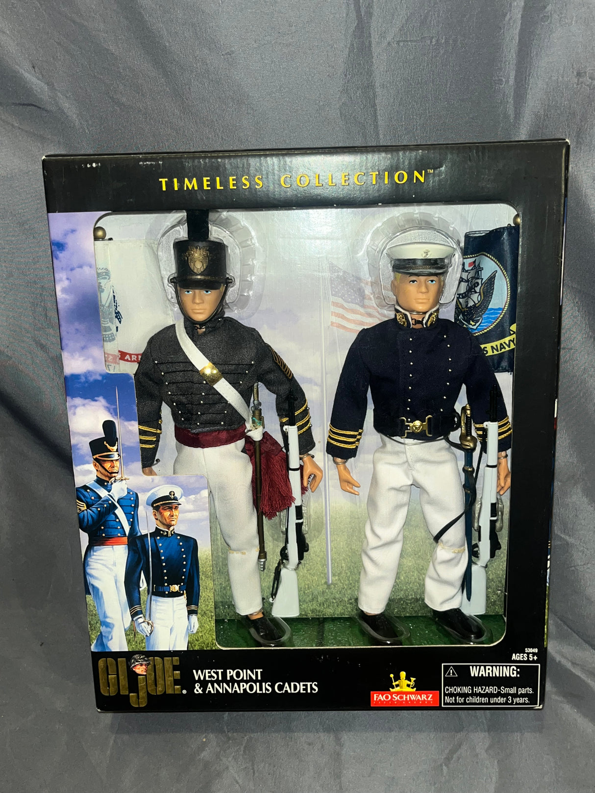 1/6 Scale Vintage Remake GI Joe West Point and Annapolis Academy Figures - NIB Hasbro