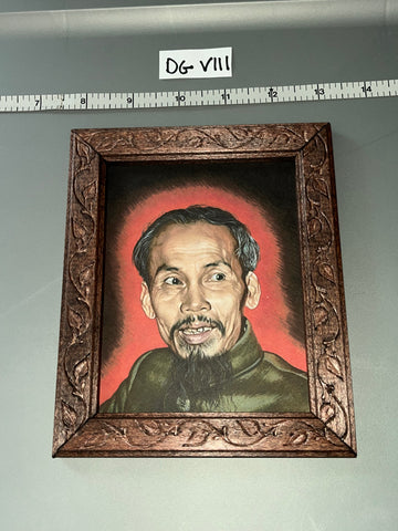 1/6 Scale Vietnam North Vietnamese Leader Propaganda Painting - Ho Chi Minh