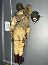 1:6 Scale WWII US Paratrooper Medic Dressed Figure - Dragon