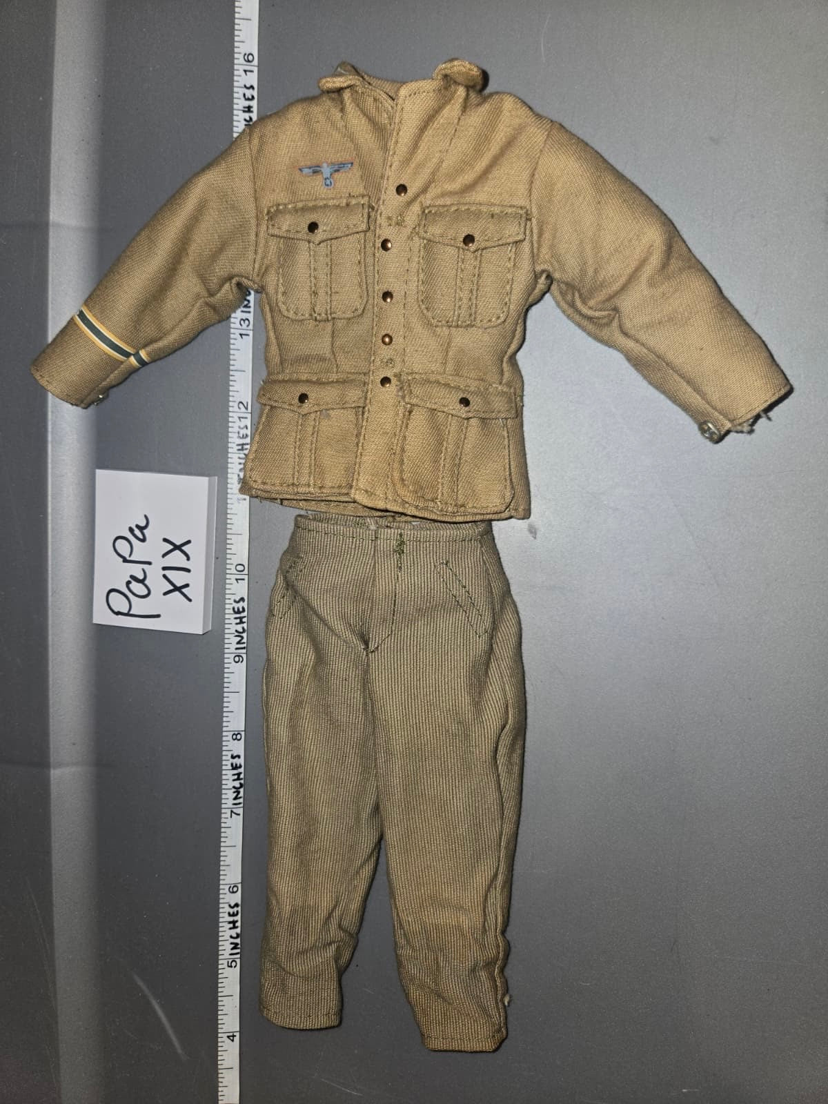 1/6 Scale WWII German Tropical Afrika Korps Uniform