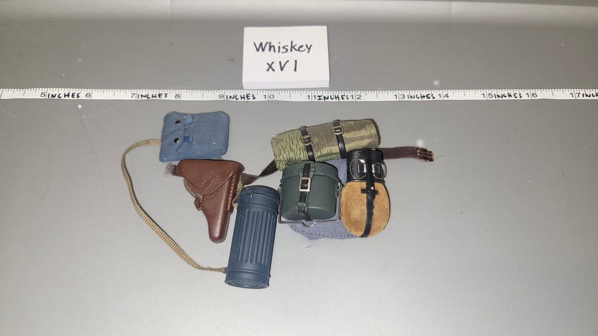 1/6 Scale WWII German Luftwaffe Fallschirmjager Field Gear Lot