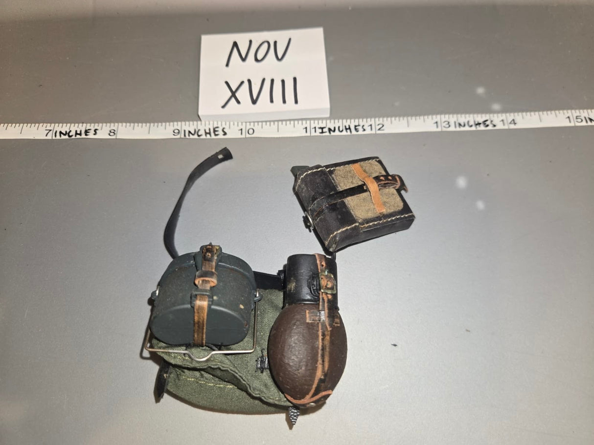 1/6 Scale WWII German Field Gear Lot