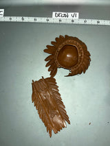 1/6 Scale Native American Head Dress - Johnny West