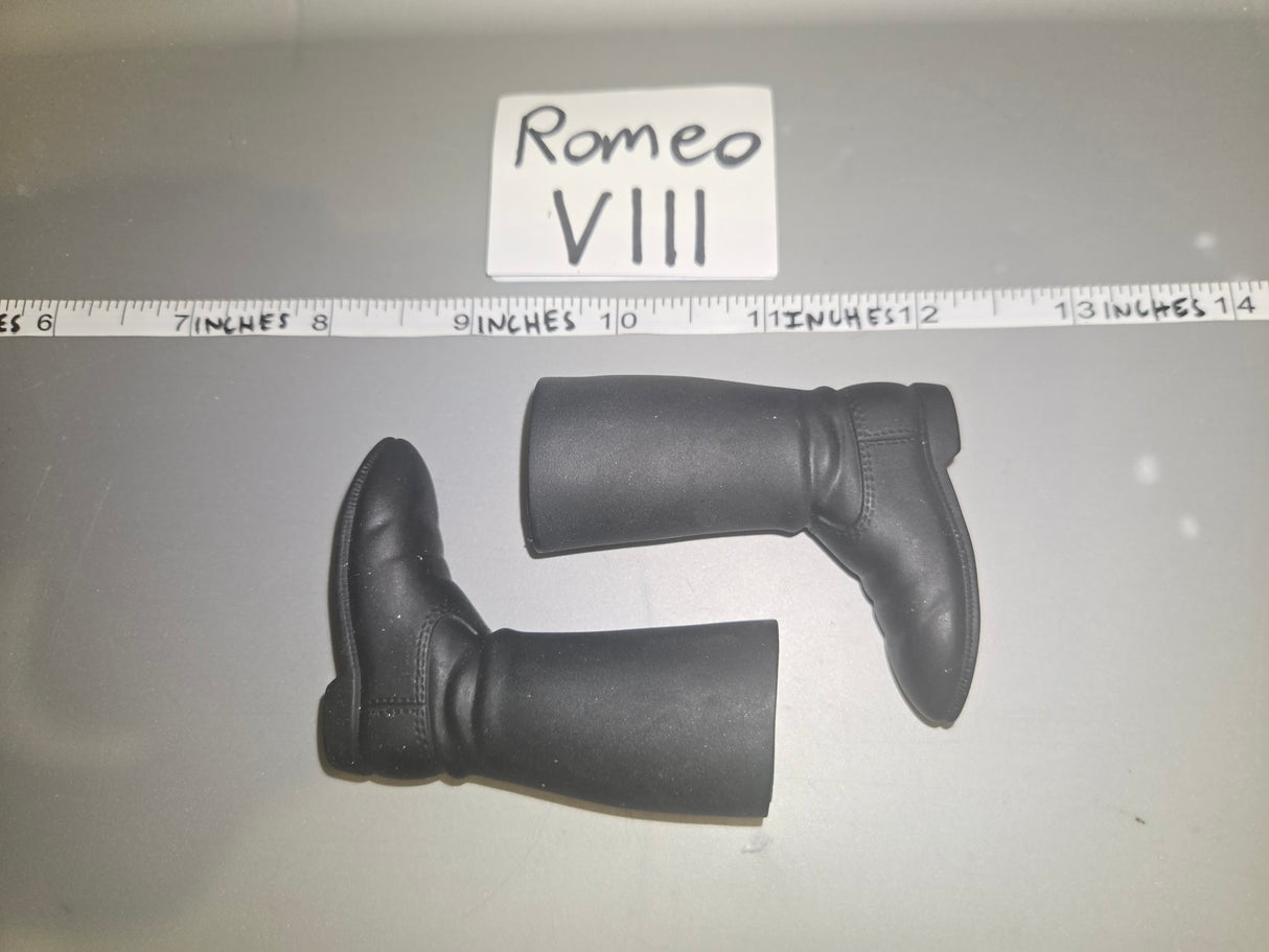 1/6 Scale Revolutionary War Napoleonic Western Cowboy Boots