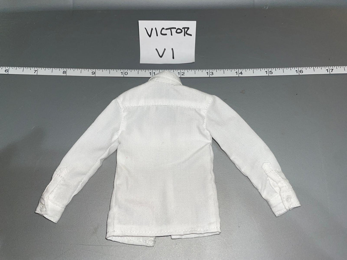 1/6 Scale WWII German White Dress Shirt