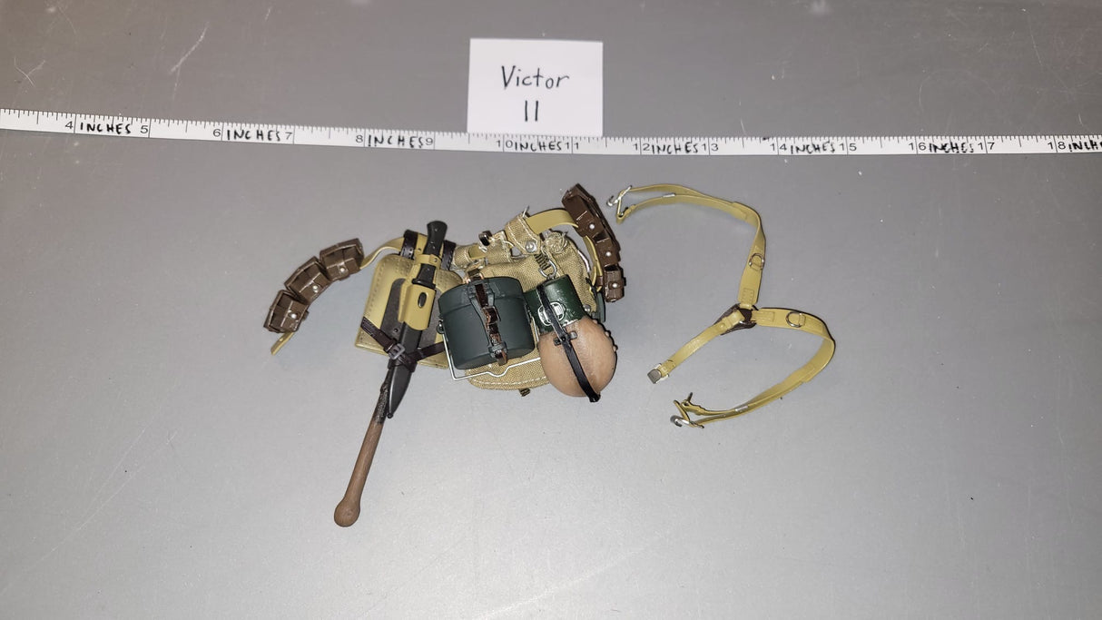 1/6 Scale WWII German Field Gear Lot