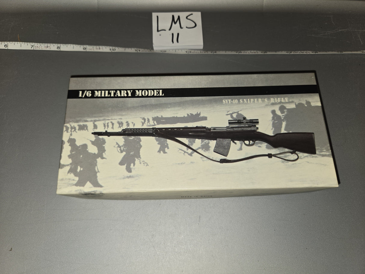1/6 Scale WWII Russian SVT-40 Sniper Rifle