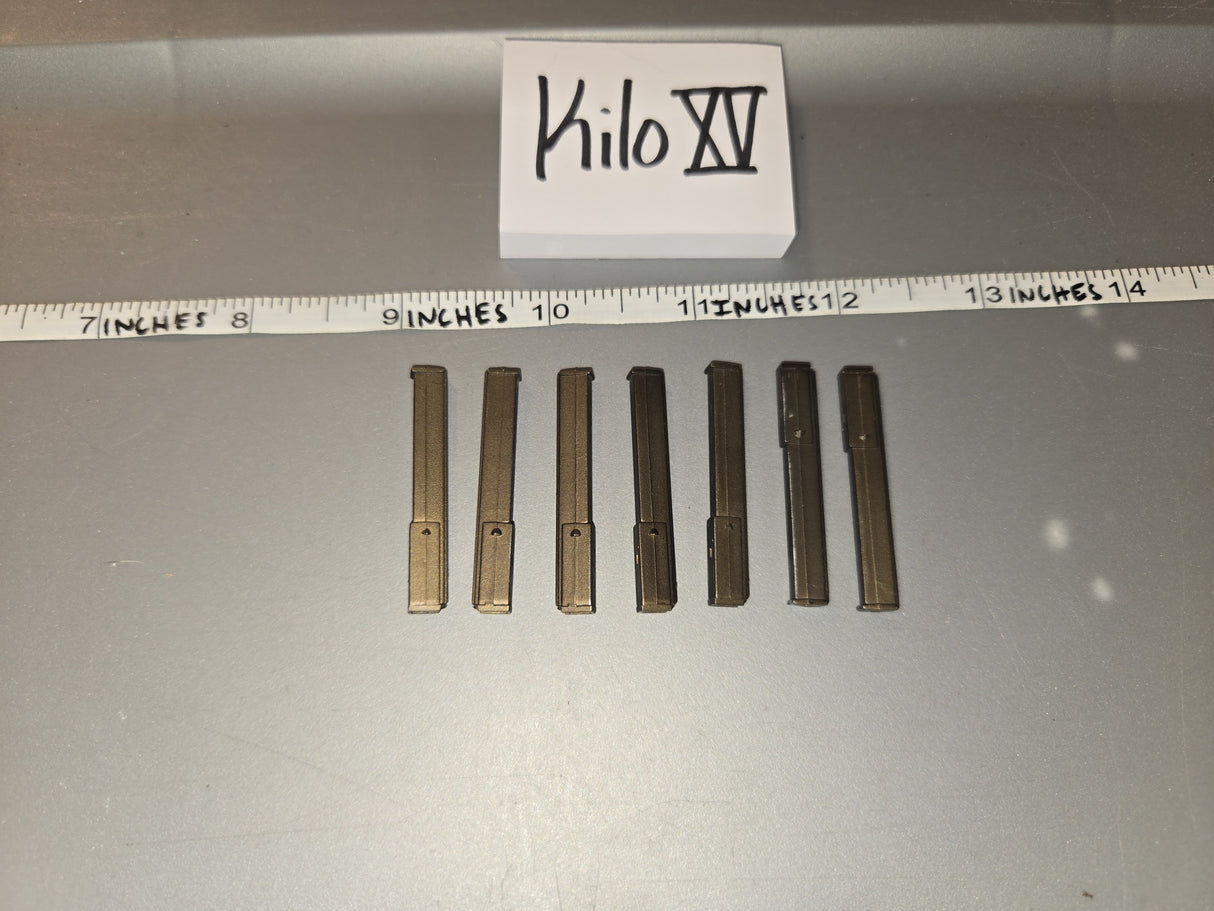 1:6 Scale WWII British Sten Gun Magazine Lot