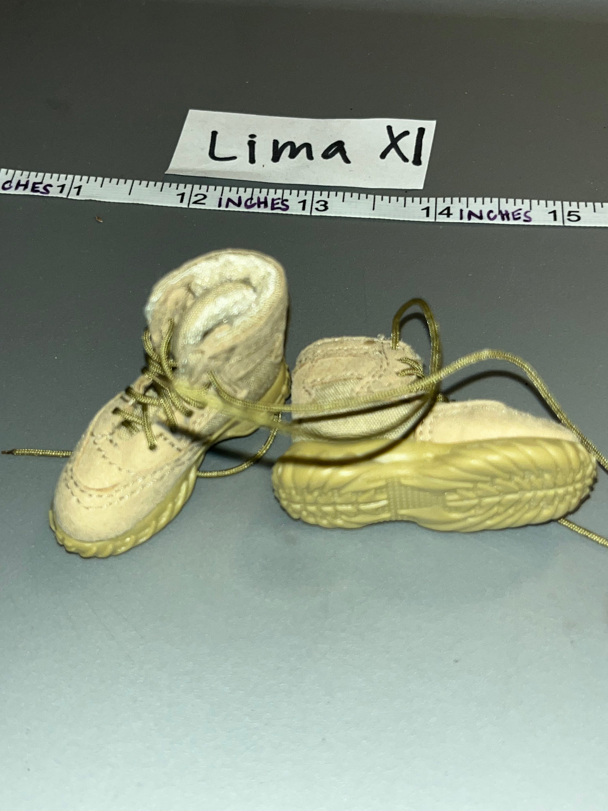 1/6 Scale Modern Era Desert Boots - Cloth Leather
