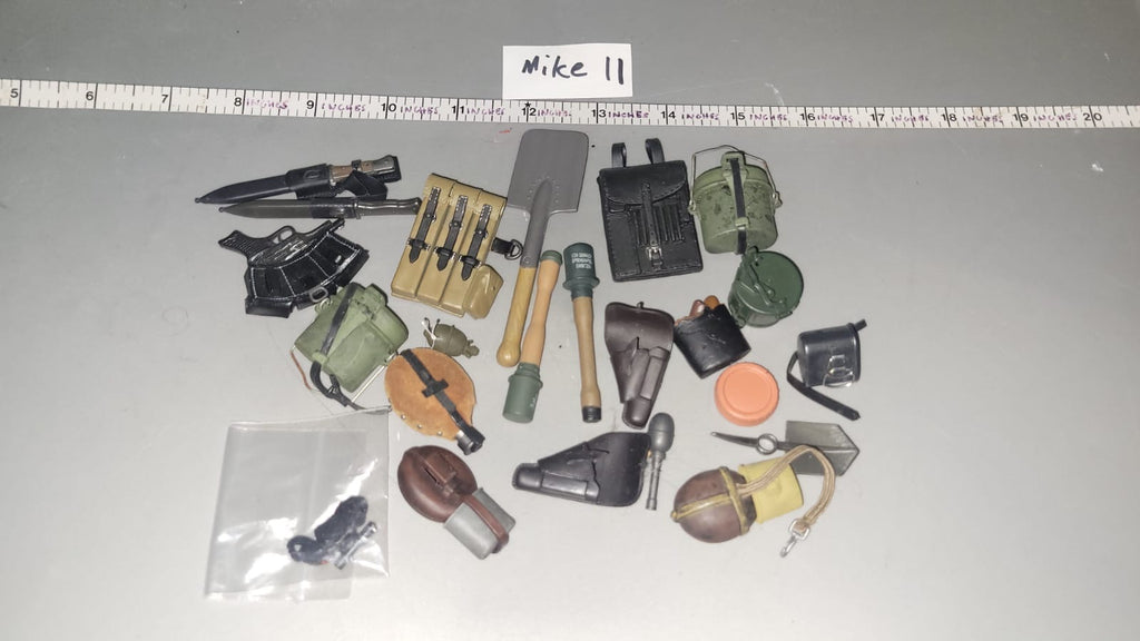 1/6 Scale WWII German Field Gear Lot