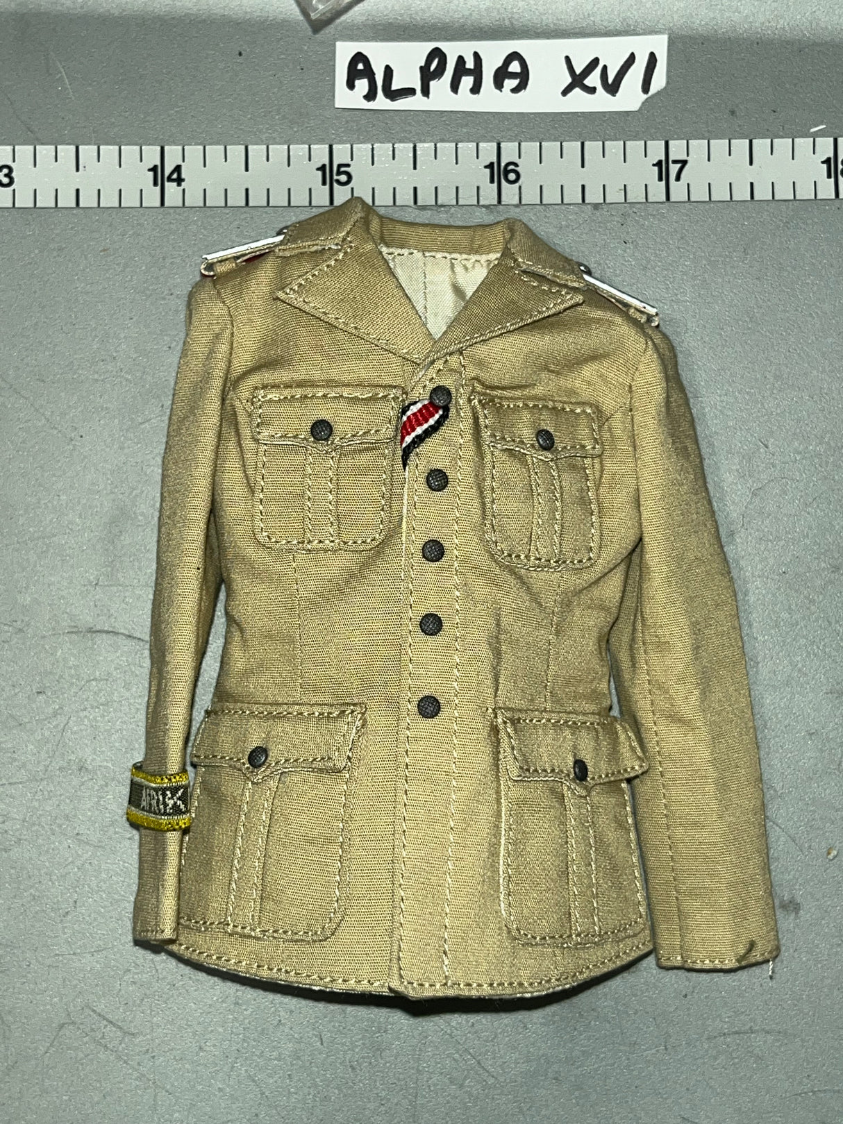 1/6 Scale WWII German Female Afrika Korps Tunic - Alert
