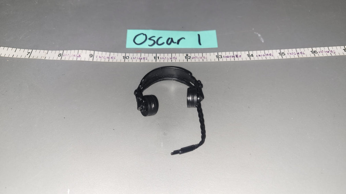 1/6 Scale WWII US Aviator Headphones