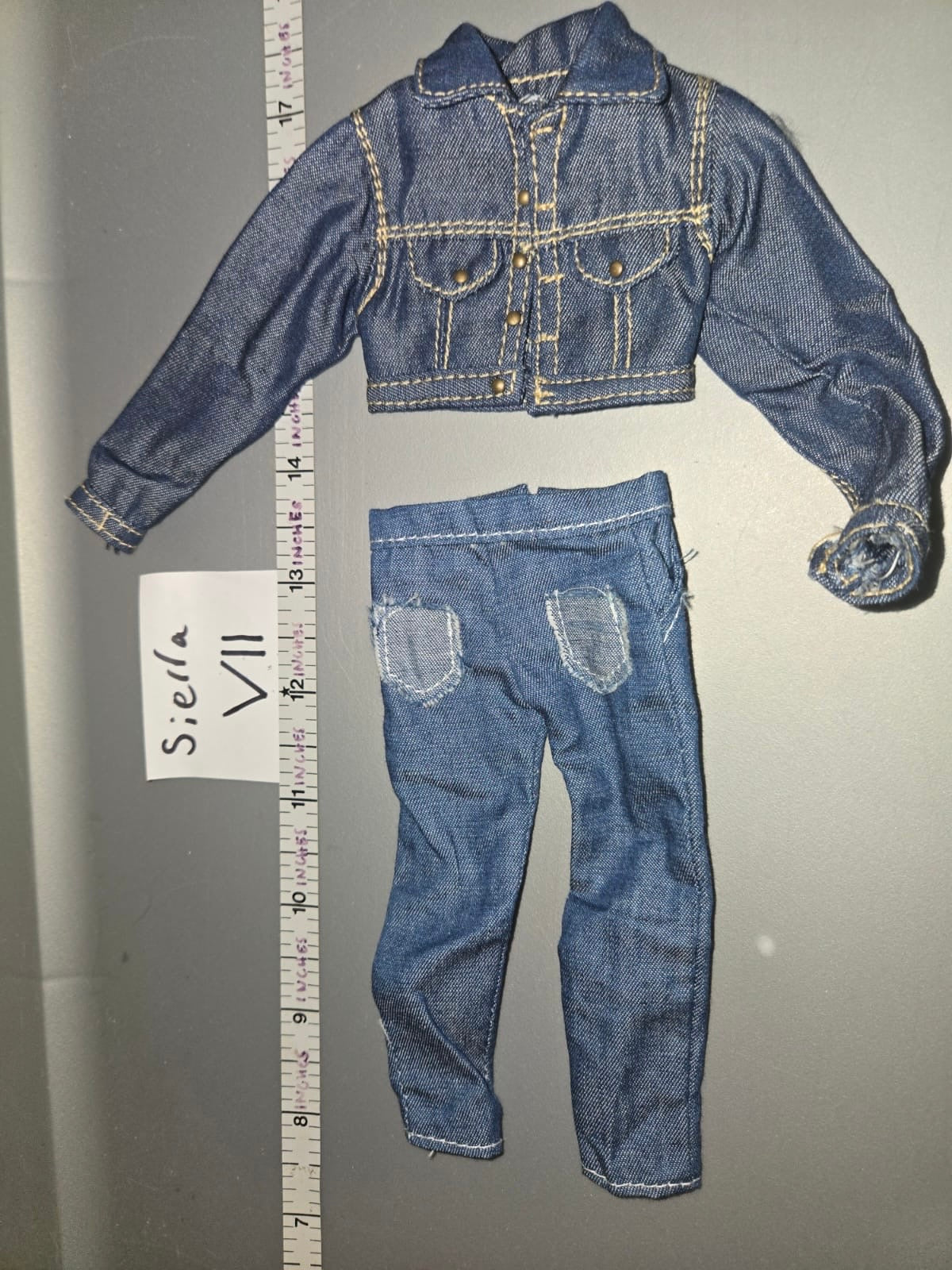 1/6 Scale Modern Era Female Denim Clothing