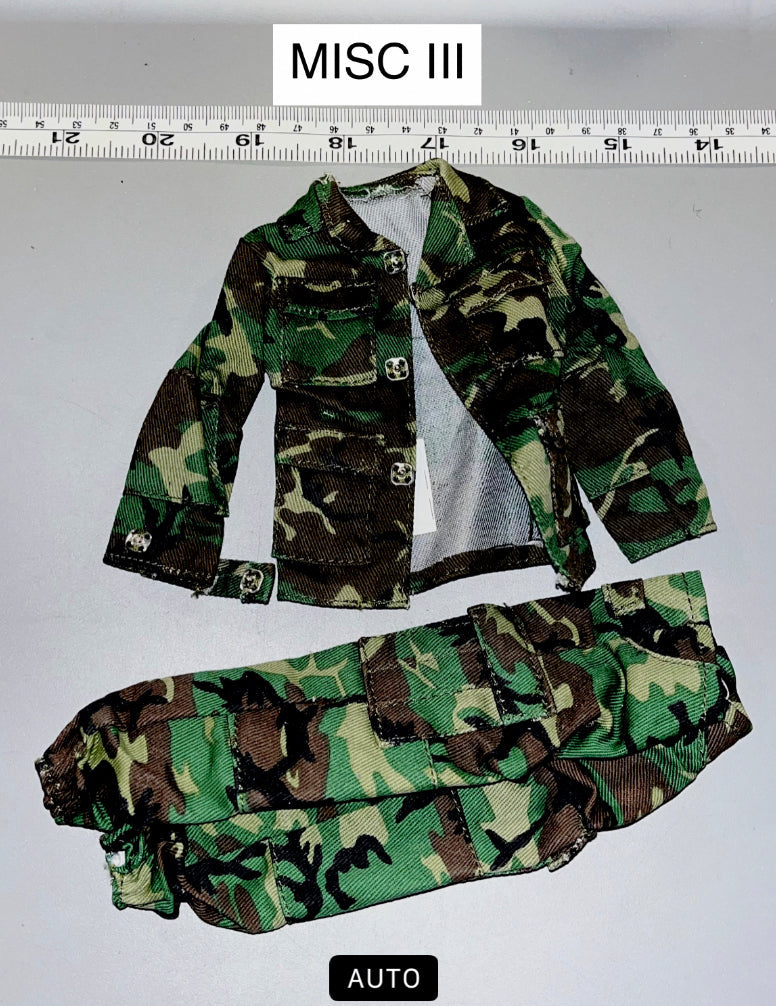 1/6 Scale Modern Era Woodland BDU Uniform - Ultimate Soldier 21st Century Toys