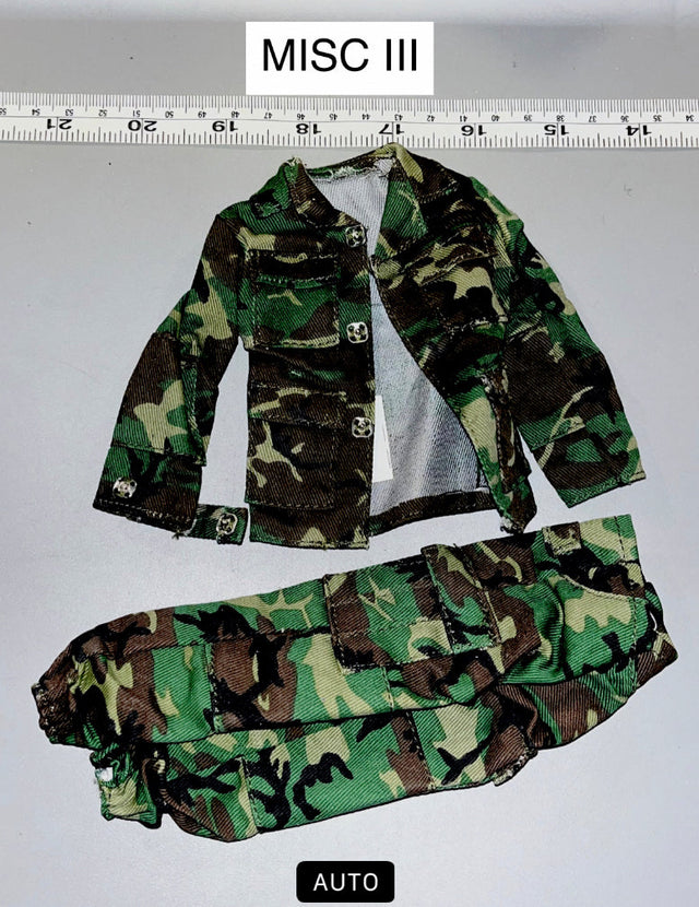 1/6 Scale Modern Era Woodland BDU Uniform - Ultimate Soldier 21st Century Toys