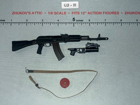 1/6 Scale Modern Era Russian AKM-74 Rifle- Fsb Vympel—Beslan School Siege UJINDOU
