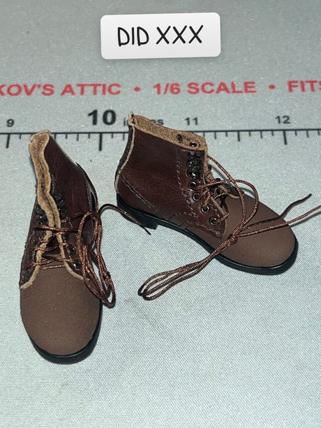 1/6 Scale WWII German Combat Boots Pair - GD Infantry Mortarman – Bruno DID D80195