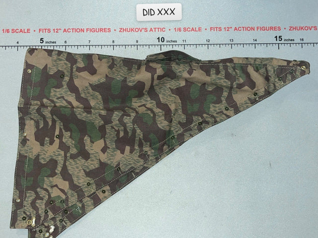 1/6 Scale WWII German Zeltbahn Quarter Shelter - GD Infantry Mortarman – Bruno DID D80195