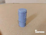 1/6 Scale WWII German M38 Gas Mask Container with Mounts - Unfinished Model Kit - Warprints