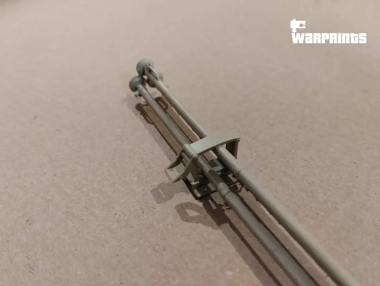 1/6 Scale WWII German Vehicle Stowed MG-42 Tripod - Unfinished Model Kit - Warprints