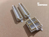 1/6 Scale WWII German Halftrack Glass Blocks for Visors - Unfinished Model Kit - Warprints