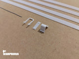 1/6 Scale WWII German Bows for the Canvas Cover for Sd.Kfz. 251 Halftrack - Unfinished Model Kit - Warprints