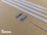 1/6 Scale WWII German Bows for the Canvas Cover for Sd.Kfz. 251 Halftrack - Unfinished Model Kit - Warprints