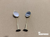 1/6 Scale WWII German Vehicle Halftrack Rear View Side Mirrors - Unfinished Model Kit - Warprints