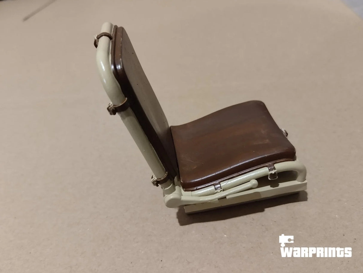 1/6 Scale WWII German Halftrack Seat- Unfinished Model Kit - Warprints