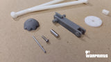1/6 Scale WWII German Rear Machine Gun Mount - Unfinished Model Kit - Warprints