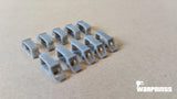 1/6 Scale WWII German Clamps for Tools – Type 1 – Set of 10 Clamps - Unfinished Model Kit - Warprints