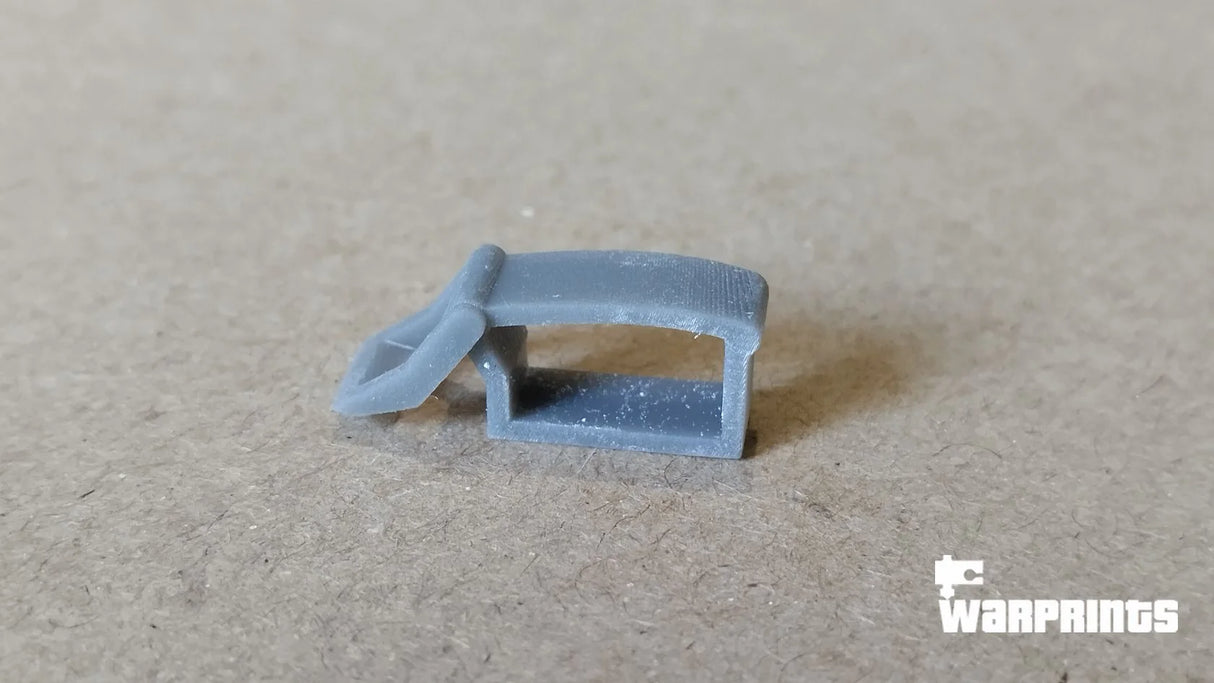 1/6 Scale WWII German Clamps for Tools – Type 1 – Set of 10 Clamps - Unfinished Model Kit - Warprints
