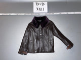 1/6 Scale DID WWII German Leather Flight Jacket - Luftwaffe Pilot Erich Hartman