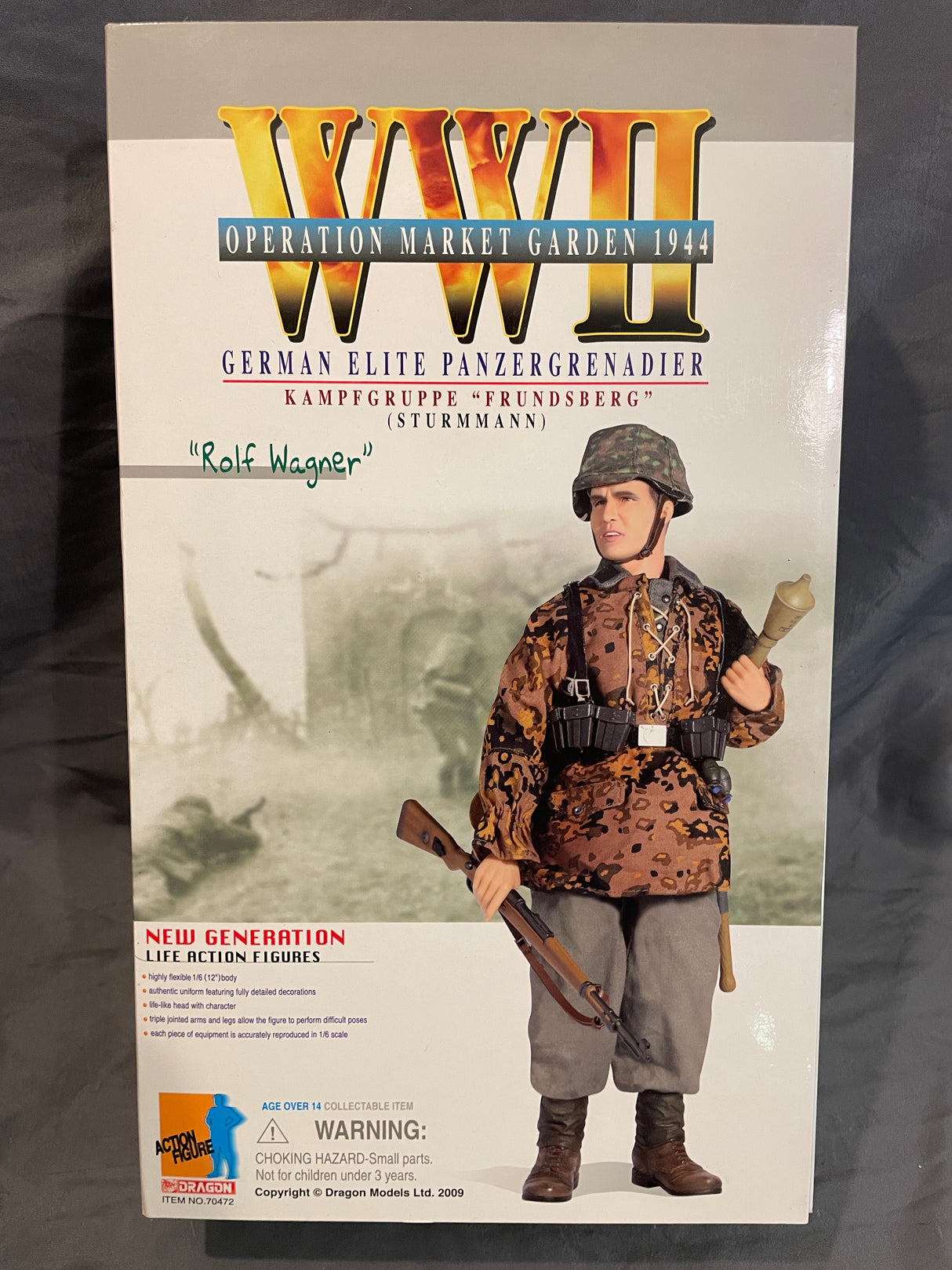 1/6 Scale WWII GERMAN Elite Panzergrenadier Rolf Wagner - NIB Dragon