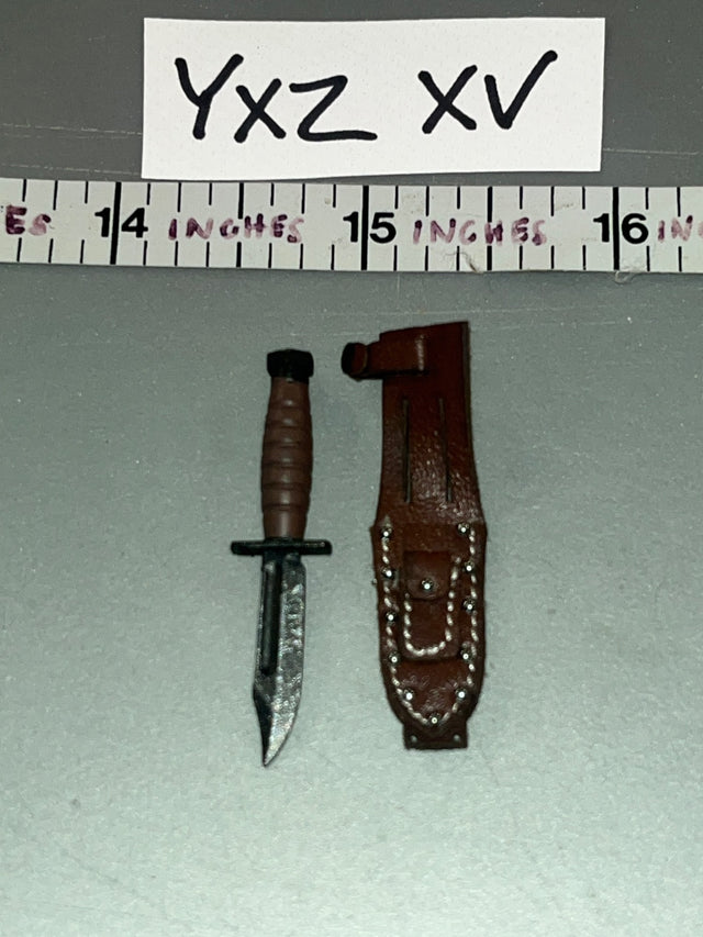 1/6 Scale M3 Fighting Knife with Scabbard - MACV SOG Recon Team Lead UD9058 Ujindou Yxz XV