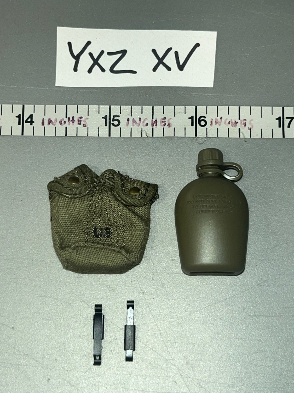 1/6 Scale M1956 Canteen with Cover and Clips - MACV SOG Recon Team Lead UD9058 Ujindou Yxz XV