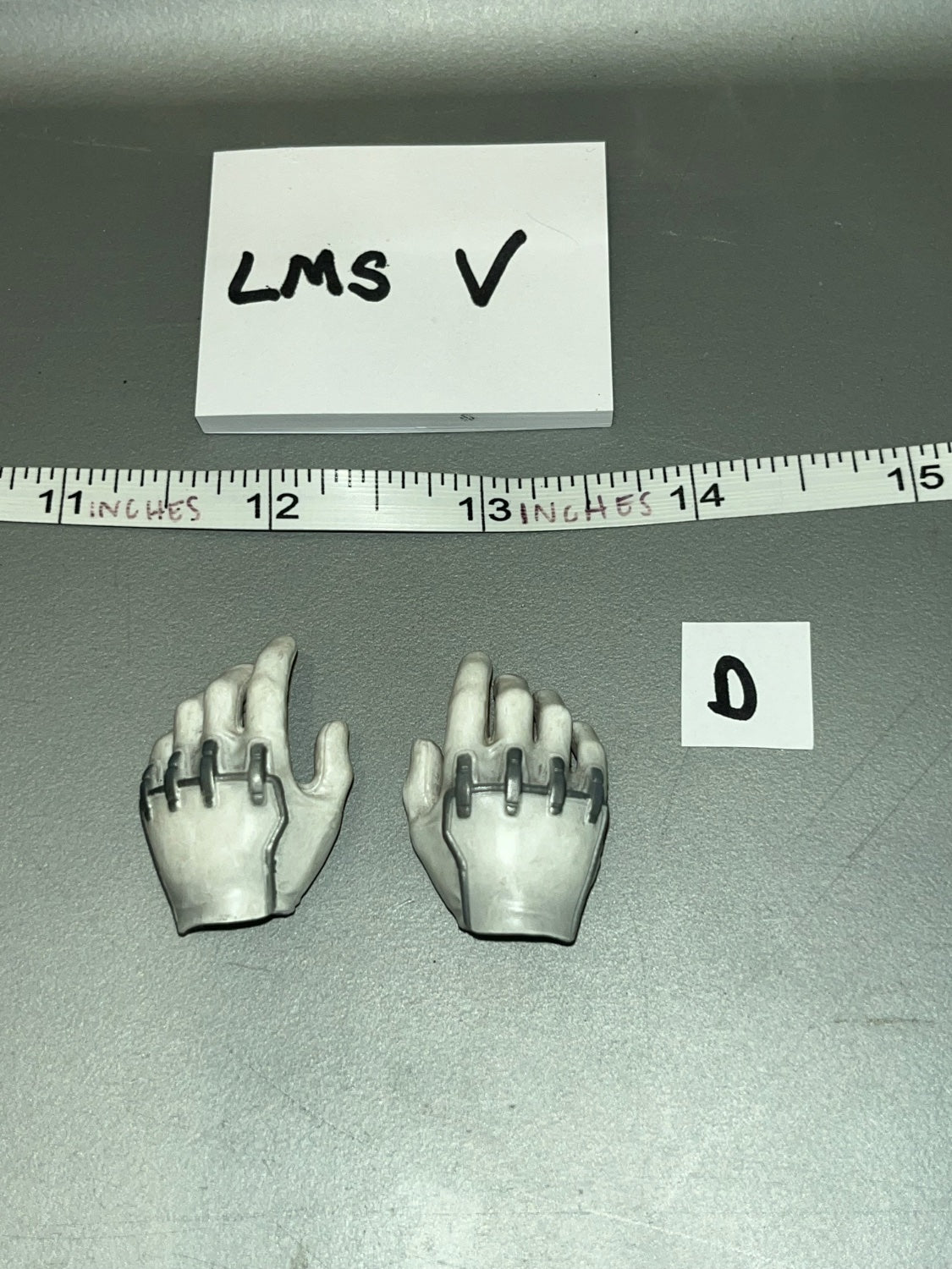 1/6 Scale Modern Era Open Hands Pair with Finger Rings - Storm Shadow GI Joe VS Cobra Threezero LMS V