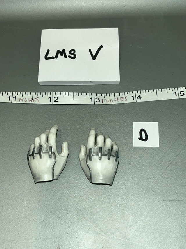 1/6 Scale Modern Era Open Hands Pair with Finger Rings - Storm Shadow GI Joe VS Cobra Threezero LMS V