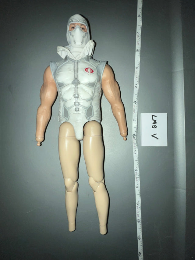 1/6 Scale Modern Era US Storm Shadow Figure Body with Cobra Ninja Vest and Hood Mask - Storm Shadow GI Joe VS Cobra Threezero LMS V