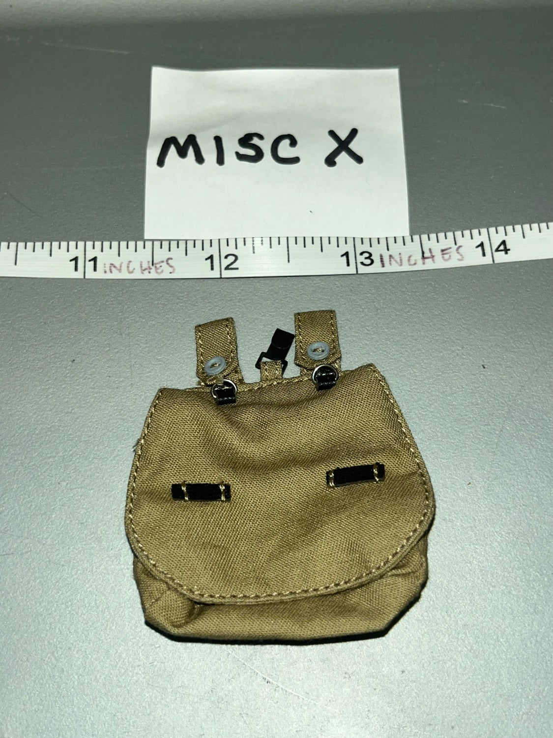 1/6 Scale WWII German Bread Bag - UD9059 1/6 WWII Hermann Goring Division Tunisia 1943 Ujindou MISC X