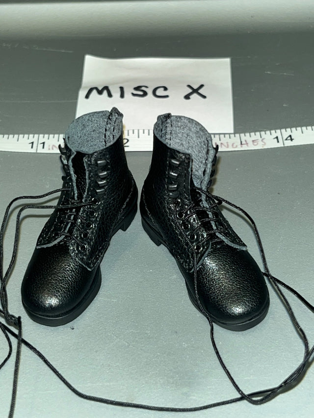 1/6 Scale Modern Era Combat Boots Pair - UD9059 1/6 WWII Hermann Goring Division Tunisia 1943 Ujindou MISC X
