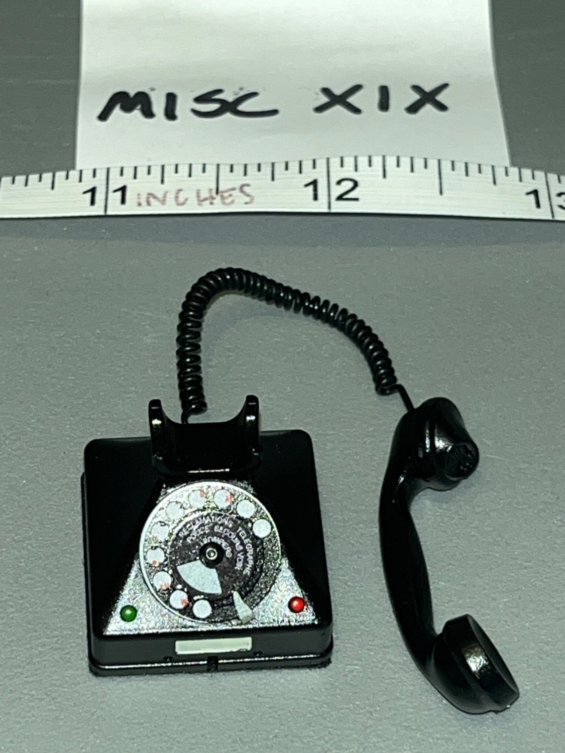 1/6 Scale WWII US Rotary Dial Desk Telephone with Handset - Inglourious Bastards  Hans "Landa" Figure UD9053 UJINDOU MISC XIX