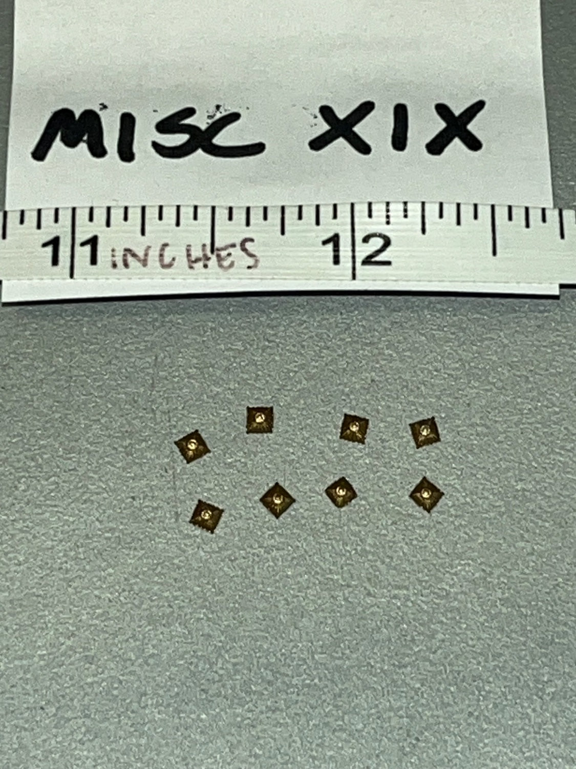 1/6 Scale WWII German Square Pyramid Studs Set - Inglourious Bastards  Hans "Landa" Figure UD9053 UJINDOU MISC XIX