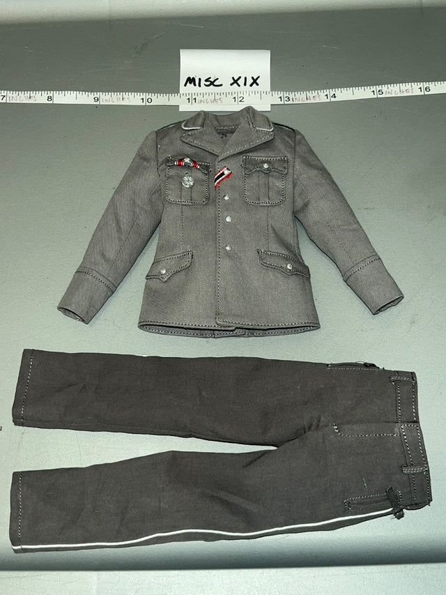 1/6 Scale WWII German Officer Uniform Jacket and Breeches Set - Inglourious Bastards  Hans "Landa" Figure UD9053 UJINDOU MISC XIX