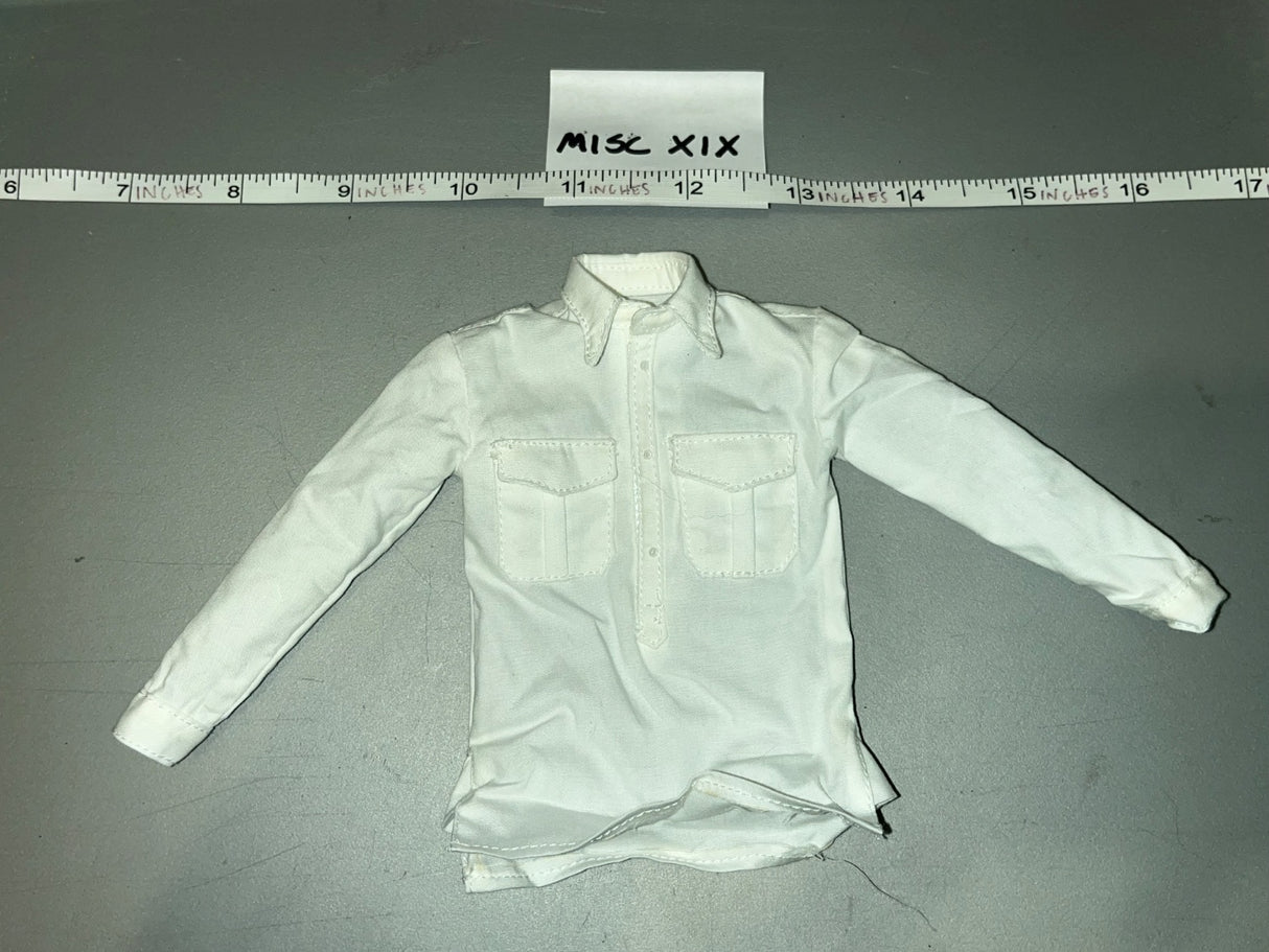 1/6 Scale WWII US White Dress Shirt - Inglourious Bastards  Hans "Landa" Figure UD9053 UJINDOU MISC XIX