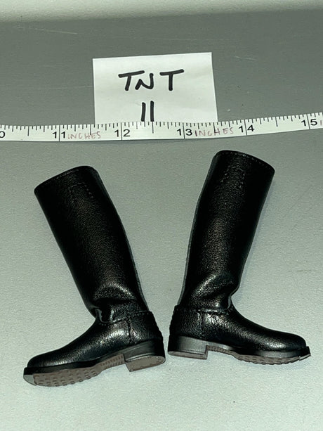 1/6 Scale WWII German Tall Riding Boots Pair - UD9057 The Iron Heel - Schutzpolizei (Warsaw 1944) Ujindou TNT 11
