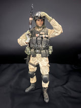 1/6 Scale Modern Era US Army Ranger Desert Camouflage Dressed Figure