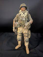 1/6 Scale Modern Era US Special Forces ODA Desert Camouflage Dressed Figure with Sniper Rifle and Full Tactical Gear
