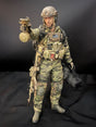 1/6 Scale Modern Era US Special Forces Tiger Stripe Dressed Figure with M203 Grenade Launcher and Tactical Gear