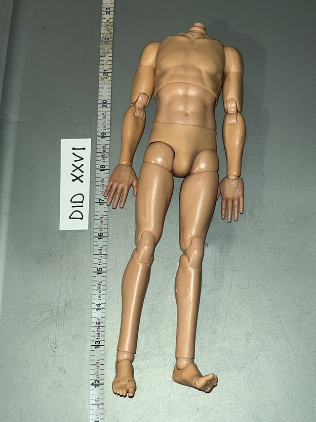 1/6 Scale Modern Era Nude Male Figure Body - WWII German Polizei Division DID DID XXVI